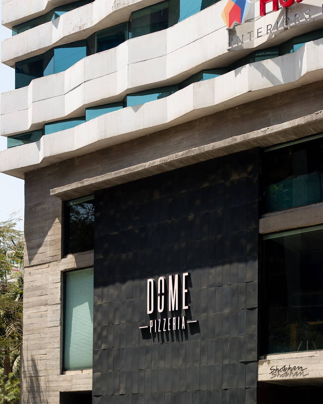 Dome Pizzeria signage
